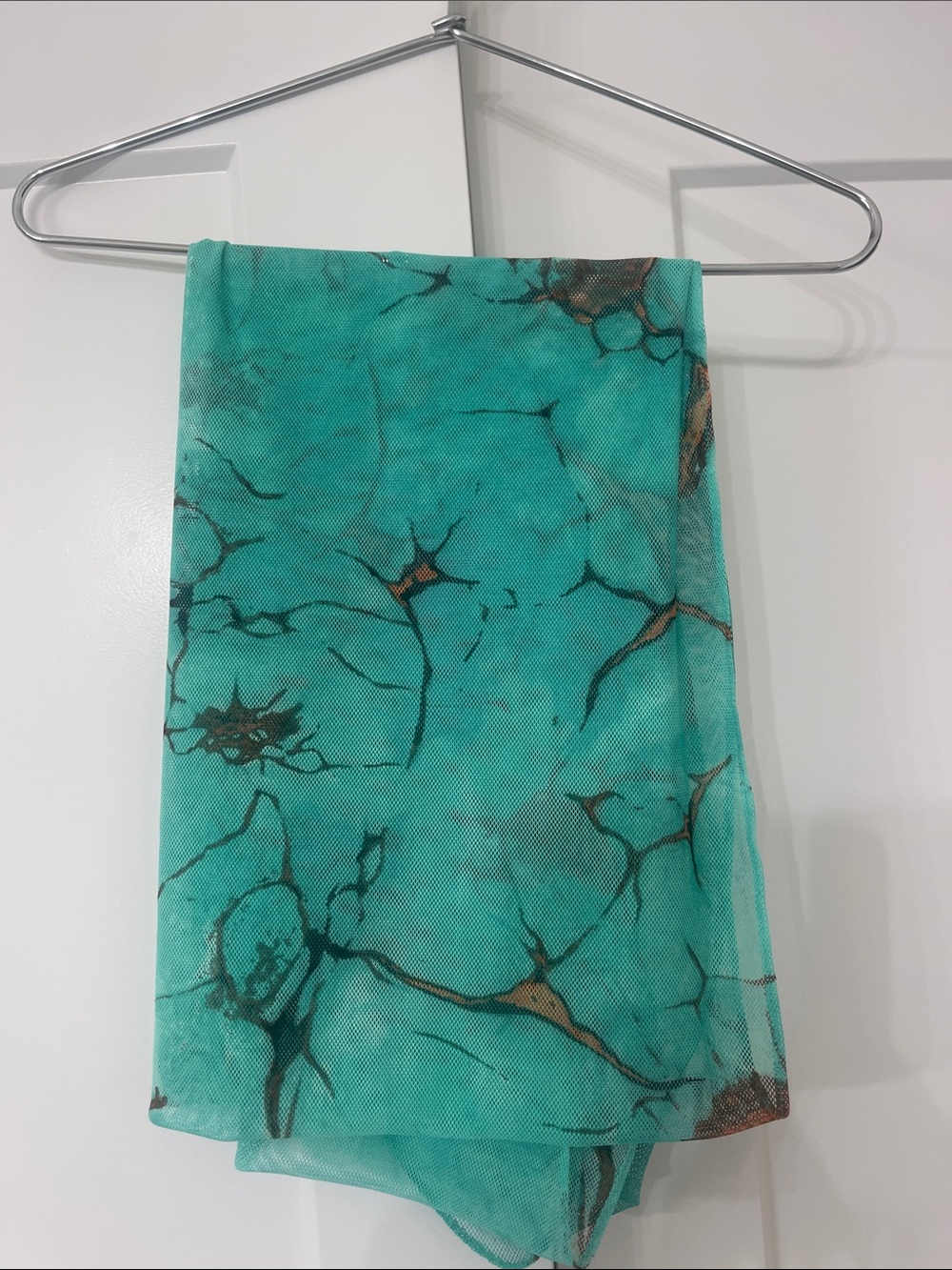 Turquoise Marble Print sarong